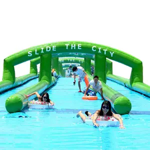 गुआंगज़ौ फैक्टरी Inflatable स्लाइड के शहर के लिए शहर लंबी पर्ची और स्लाइड Inflatable