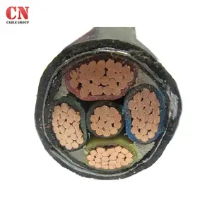 5 core 3 phase /4 phase 120mm2 copper conductor pvc power cable