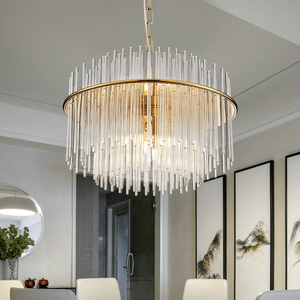Luminaire suspendu <span class=keywords><strong>en</strong></span> cristal contemporain pour l'hôtellerie, luminaire suspendu de luxe, lustre - Product Image 5