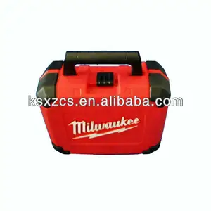 Blow molded custom plastic red toolbox