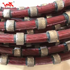 Saw Wire Diameter 8.8mm Diamond Wire Saw Rope For Granite Marble Stone Cutting And Profiling