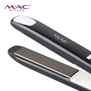 Piastra <span class=keywords><strong>per</strong></span> <span class=keywords><strong>Capelli</strong></span> MAC Nano Plates, Stiracapelli Elettrico Nero con Blocco Temperatura, Ferro Lisciante in Ceramica - Product Image 2