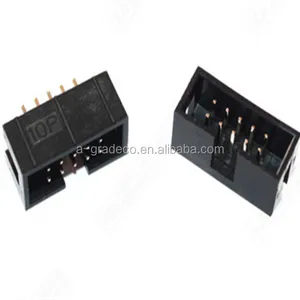 DC3-10P 2.54mm Pitch Angolo Retto A Doppia Fila 5x2 ISP I/O Presa