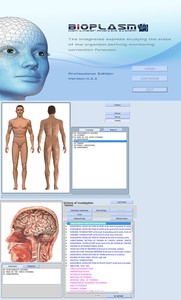 Une analyse Non linã©aire système bio-résonance 9 DNLS analyseur de santé du corps avec massage casque