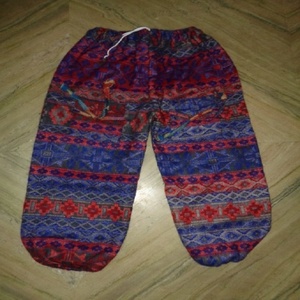 Moda de invierno Acrílico Lana Impreso Multi Colores Pantalones Mayorista Exportador de India - Product Image 3