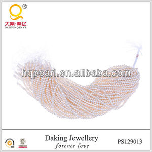 Hilos de perlas de agua dulce 5-6mm barato al por mayor cadena de perlas para la joyería - Product Image 1