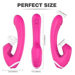 S-HANDE Sex Toys Vibrating Nipple Vagina Pussy Suction Cup G Spot Vibrator Clit Nipple Suckers Dildo Vibrator Sex Toys For Woman