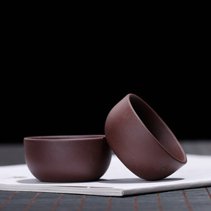 ชุดน้ำชากังฟูจีนถ้วยชาดินเผาสีม่วง Yixi Zisha ปรับแต่งโลโก้ได้ - Product Image 3