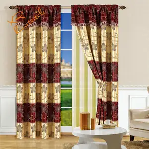 Luxury windows curtains custom made with macrame