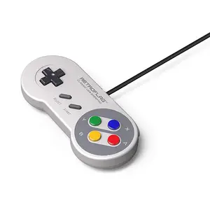 Controle de jogos retroflag superpi, gamepad usb com fio para superpi CASE-U/CASE-J/nespi case/raspberry pi