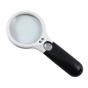 <span class=keywords><strong>Loupe</strong></span> à LED avec grossissement 3X 45X, <span class=keywords><strong>loupe</strong></span> de poche avec 3 lumières pour la lecture - Product Image 3