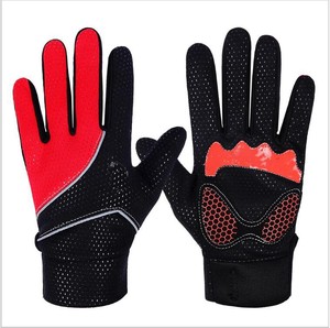 OEM disponible de malla transpirable dedo completo Gel Pad pantalla táctil deporte motocicleta <span class=keywords><strong>bicicleta</strong></span> guantes de ciclismo - Product Image 1