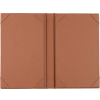Nueva Funda de Menú de Moda Tamaño Legal para Restaurantes, Menús de Cuero PU de Alta Calidad, Carpeta de Menú de Restaurante de Cuero A4 Trifold con 6 Vistas