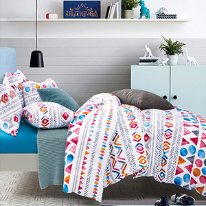 KOSMOS ropa de <span class=keywords><strong>cama</strong></span> 300 t de impresión al por mayor de la hoja de <span class=keywords><strong>cama</strong></span> de algodón impreso juego de funda Nórdica - Product Image 4