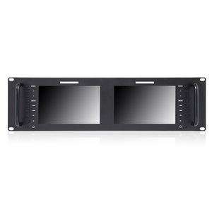 HD двойной IPS экран 7 "x 2 видео монитор стойки фирмы и тонкий с SDI HDMI Входы AV - Product Image 4
