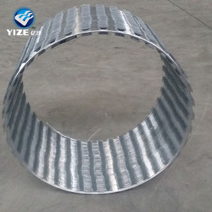 Alambre de Púas Tipo Concertina en Acabado Galvanizado o Acero Inoxidable, Alambre de Hierro con Púas Cruzadas, Protección de 0.3mm-0.6mm - Product Image 5