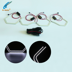 LED <span class=keywords><strong>Halo</strong></span> M4, estilo icónico, Ojos de Ángel, hexágono para B.MW 2 3 4 5 Series F30 F32 F82 F80 (M3/M4) M5 E90 E92 - Product Image 4