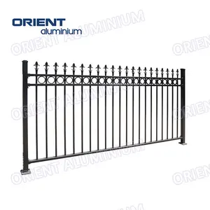 Trade assurance high quality aluminium metal picket fence