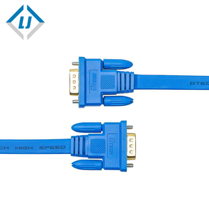 Cable Plano Macho-Macho de Cobre Puro Azul de Alta Calidad, 50 Metros, Convertidor VGA <span class=keywords><strong>a</strong></span> AV para Computadora - Product Image 6