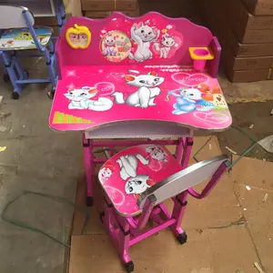 Mesa de escritura y silla para niños, mesa de estudio y sillas usadas para niños
