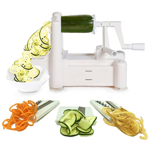 <span class=keywords><strong>Coupe</strong></span>-légumes et hachoir multifonctionnel 3 en 1 à spirale, manuel, trancheur de légumes - Product Image 6