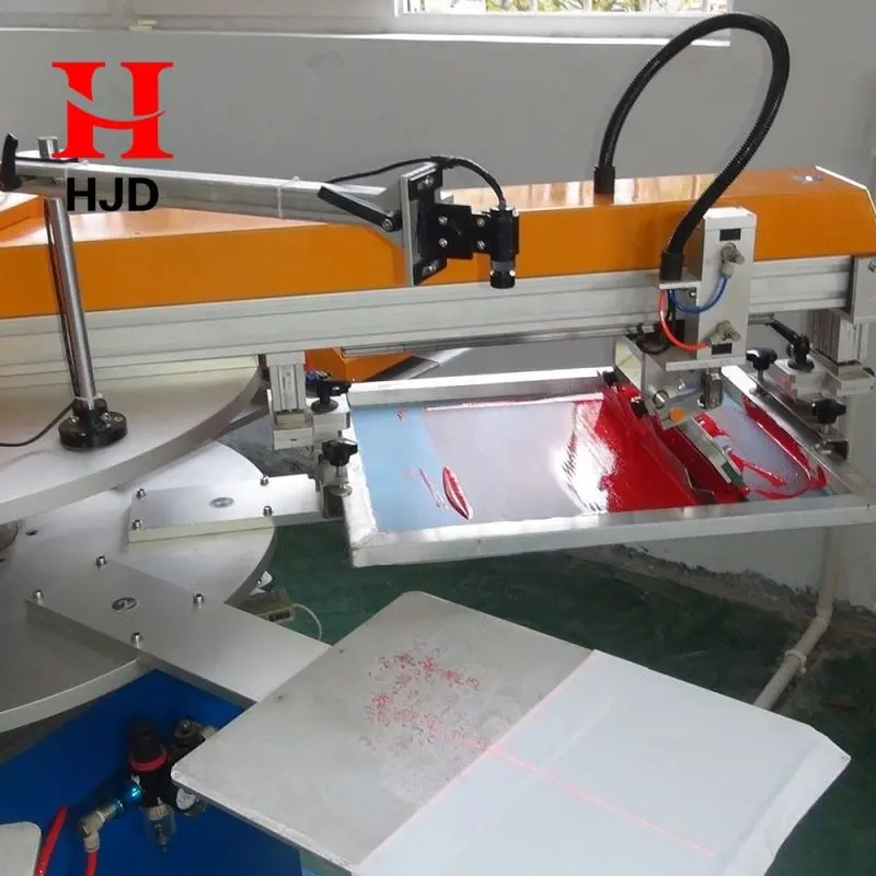 China 2 color full automatic screen printing machine First Class full auto 2 color silk screen printing machinery