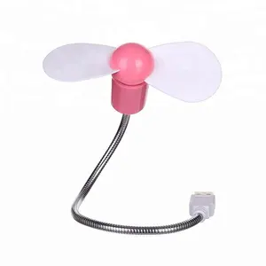 Portable Mini USB Desktop Fan with Flexible Neck for Home, Office,Silent USB Power Bank Laptop Fan