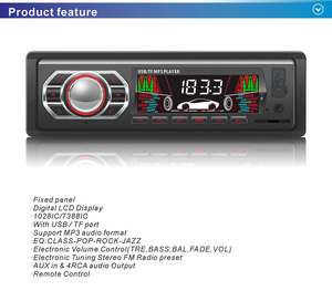 Lecteur MP3 de <span class=keywords><strong>voiture</strong></span> Alarme de <span class=keywords><strong>voiture</strong></span> <span class=keywords><strong>jvc</strong></span> Audio de <span class=keywords><strong>voiture</strong></span> - Product Image 2