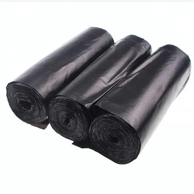 Custom printed industrial polyethylene ldpe plastic garbage bag on roll