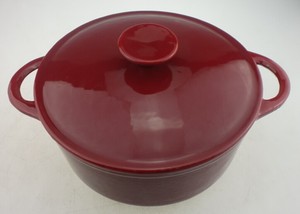 Sgs y la fda lfgb certificación fasion nuevo rojo esmalte cazuela de hierro fundido plato/cazuela - Product Image 3