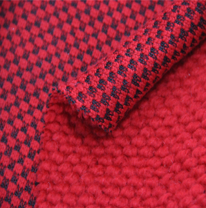 新的热销80% 羊毛混纺针织纯色毛呢面料服装家纺LYKW136 - Product Image 4