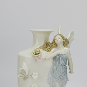 De mariage et décor à la maison en céramique <span class=keywords><strong>anges</strong></span> fleur vase - Product Image 2