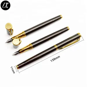 Stainless Steel Arabic Calligraphy Fountain Pen Set Nib With Logo