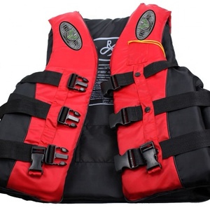 Hot Sale Personalized Thin Polyester Beach &amp; Kayak <strong>Life</strong> Vest Emergency Marine Offshore <strong>Jacket</strong> for <strong>Child</strong> &amp; Adult RED - Product Image 2