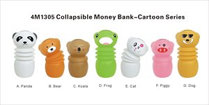 Patrón de la panda flexible botella de plástico botella de moda - Product Image 2