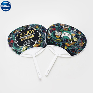 Ventilateur <span class=keywords><strong>rond</strong></span> en plastique, personnalisé, promotion, avec logo - Product Image 3
