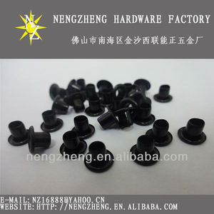 7*3.5*4mm anti- oxydant oeillet./passe par fini peint en noir - Product Image 1