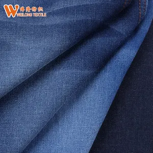 66/67" 100% cotton indigo blue denim jeans fabric