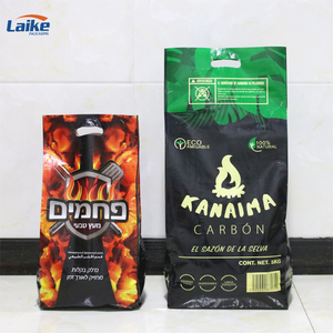 Saco De Carvão De Polipropileno Personalizado Bopp pp Tecido Briquetes De Carvão De Plástico Embalagem Saco 2kg 4kg <span class=keywords><strong>5kg</strong></span> 10kg Bbq Lump <span class=keywords><strong>Charcoal</strong></span> Bags