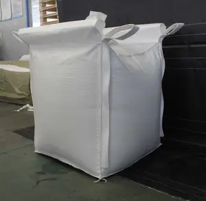 Multimodal Transport Jumbo Big Bulk Bag Easy To Operate Safety Factor:5:1 Packing For Mineral 2000kg Bag