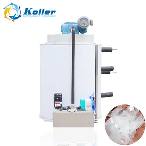 Koller – Machine à glace en flocons 5t, évaporateur, tambour, Machine à glace d'eau salée