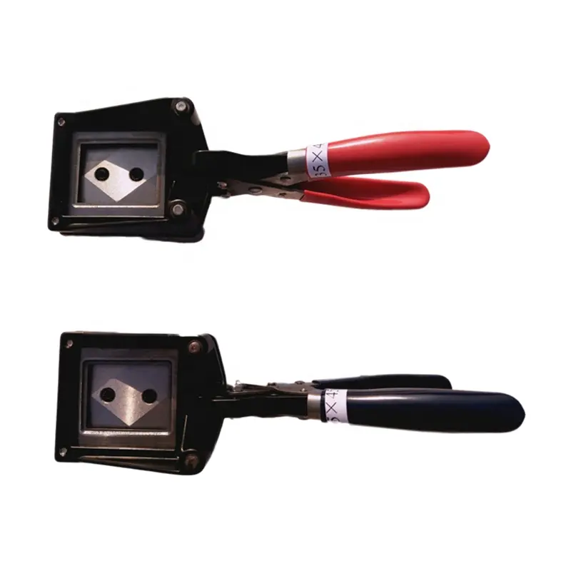 metal handle hand held E 003 35*45mm ID photo cutter