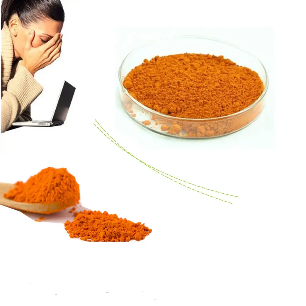 Extrait de Marigold pour protection des yeux, 1 pièce, poudre, lutin 20%, pigment naturel Orange