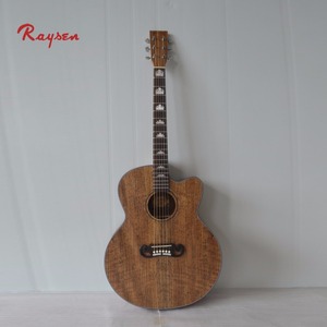 <span class=keywords><strong>Chitarra</strong></span> <span class=keywords><strong>Acustica</strong></span> Raysen Personalizzata a Prezzo Vantaggioso con Tavola Armonica in Abete Compensato - Product Image 2