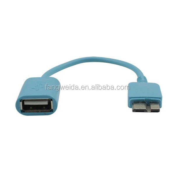 Горячая распродажа Micro USB 3.0 кард-otg кабель переходник для USB OTG женский кабель для samsung примечание 3, S5