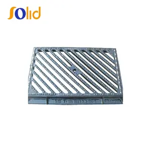 Ductile Cast Iron Grates En124 D400 Standard Ductile Iron Casting Square Water Channel Gully Gratings