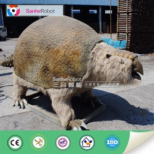 Sanhe vida robot tamaño vivid animatronics glyptodons prehistoria resina de tamaño animal para la venta - Product Image 2