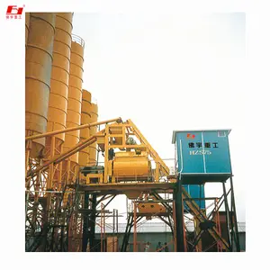 HZS60 concrete mixing plant electronic precision batching, high quality fly ash mixture mixing station