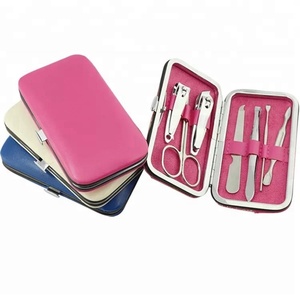 Ensemble de manucure et de pédicure à ongles, 7 pièces par ensemble, outils de vente en gros, prix d'usine - Product Image 1
