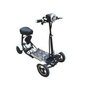 Foldable Dual Motor <strong>4</strong> <strong>Wheels</strong> <strong>Mobility</strong> Electric <strong>Scooter</strong> with Seat for Kids Old People - Product Image 4